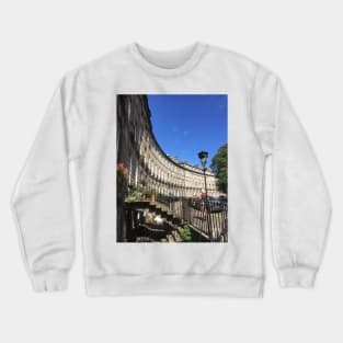 Terraced Houses In Sunny Edinburgh Crewneck Sweatshirt